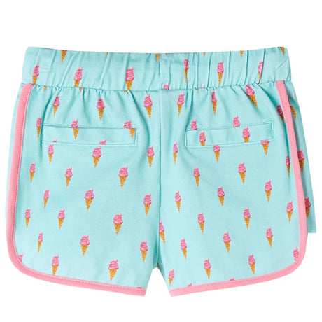 VidaXL Short enfant avec cordon de serrage 128 menthe clair