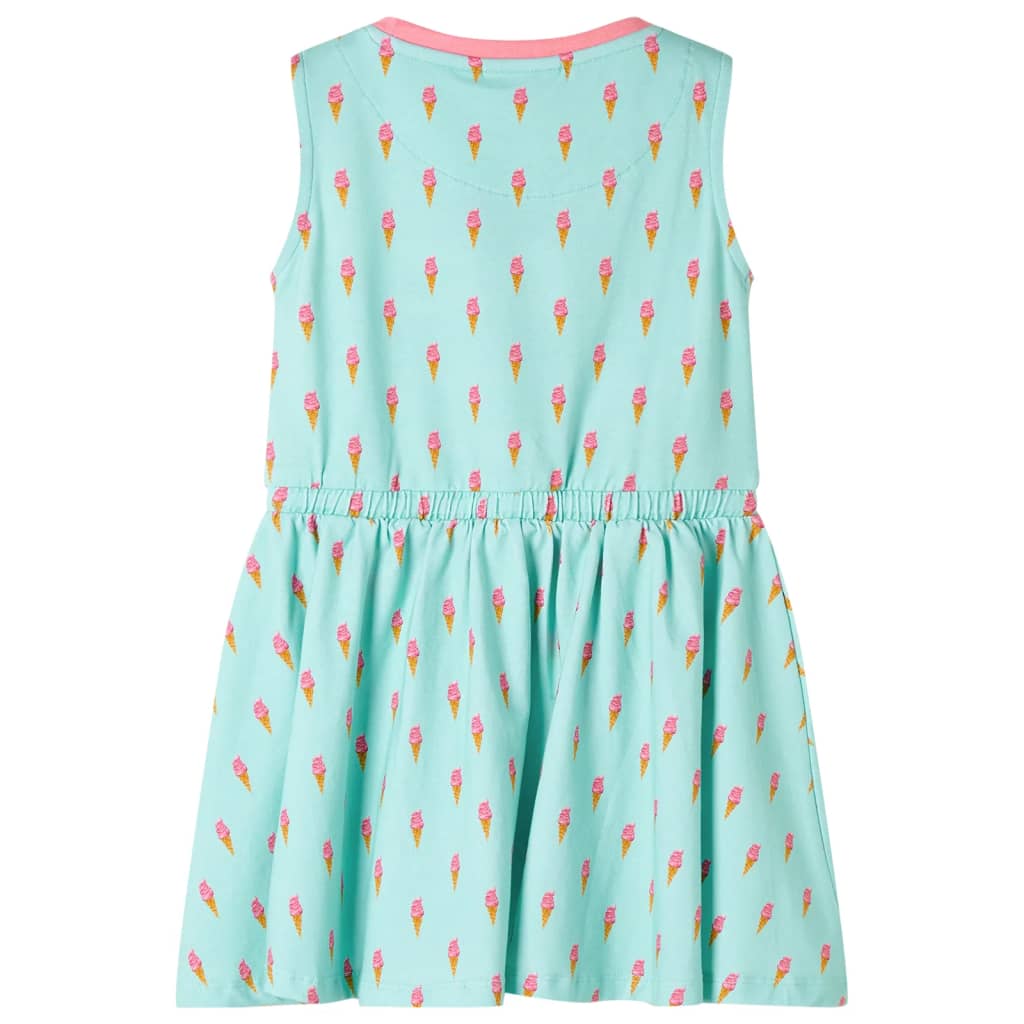 VidaXL Robe enfant avec cordon 92 menthe clair