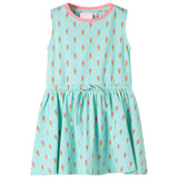 VidaXL Robe enfant avec cordon 128 menthe clair