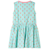 VidaXL Robe enfant avec cordon 128 menthe clair
