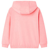 VidaXL Pull enfant à capuche 104 rose vif