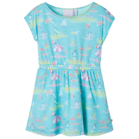 VidaXL Robe enfant 116 bleu mer clair