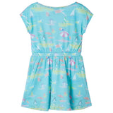 VidaXL Robe enfant 140 bleu mer clair