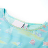 VidaXL Robe enfant 140 bleu mer clair