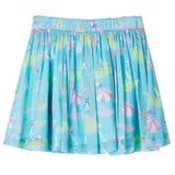 VidaXL Jupe enfant plissée 140 bleu mer clair