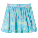 VidaXL Jupe enfant plissée 140 bleu mer clair