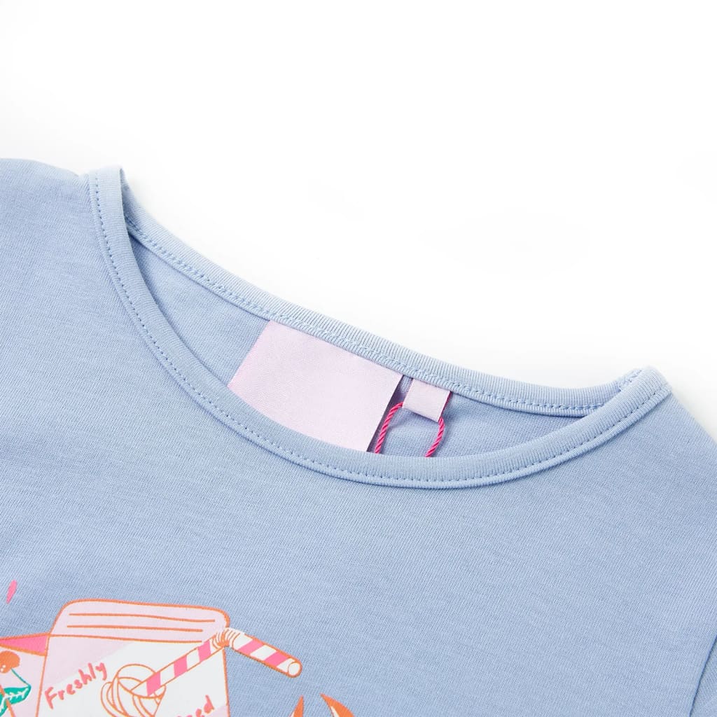 VidaXL Chemise enfant 116 bleu