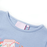 VidaXL Chemise enfant 140 bleu