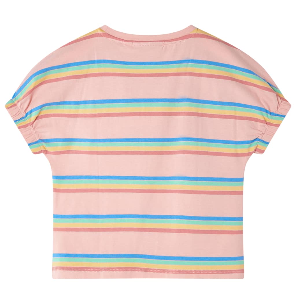 VidaXL Chemise enfant 128 couleur pêche