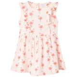 VidaXL Robe enfant à volants 104 rose tendre