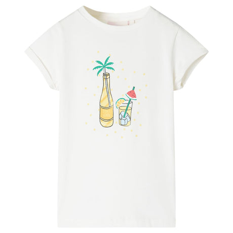 VidaXL Chemise enfant 128 écru