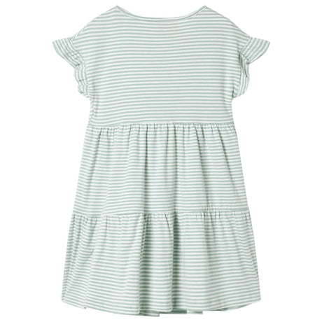 VidaXL Robe enfant avec volants sur les manches 92 menthe