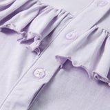 VidaXL Chemise enfant 104 lilas