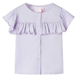 VidaXL Chemise enfant 140 lilas