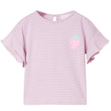 VidaXL Chemise enfant à manches à volants 92 lilas