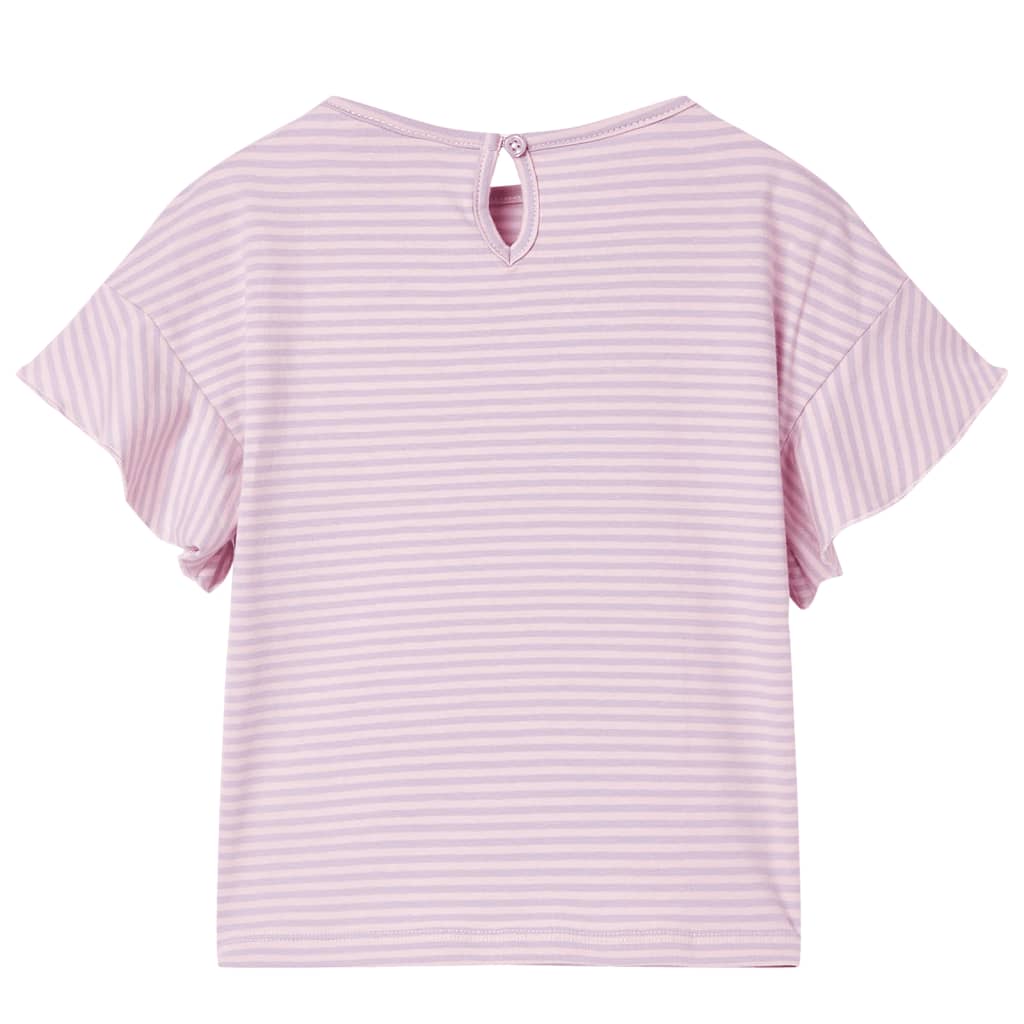 VidaXL Chemise enfant à manches à volants 104 lilas