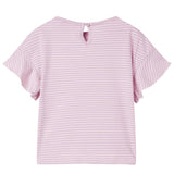 VidaXL Chemise enfant à manches à volants 104 lilas