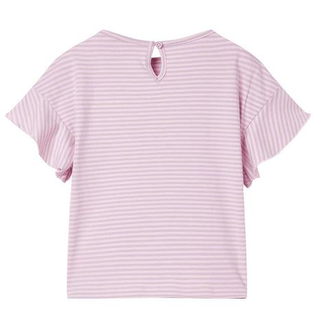 VidaXL Chemise enfant à manches à volants 104 lilas