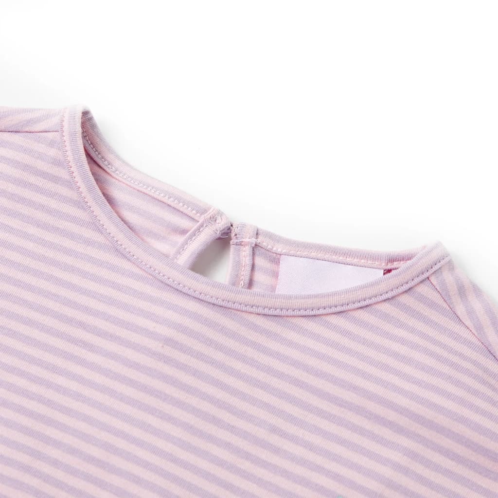 VidaXL Chemise enfant à manches à volants 128 lilas