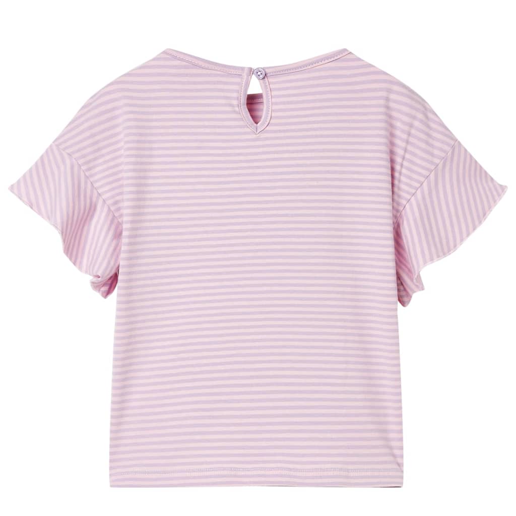 VidaXL Chemise enfant à manches à volants 140 lilas