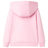 VidaXL Cardigan enfant avec capuche et fermeture éclair 92 rose vif