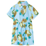 VidaXL Robe enfant 128 bleu