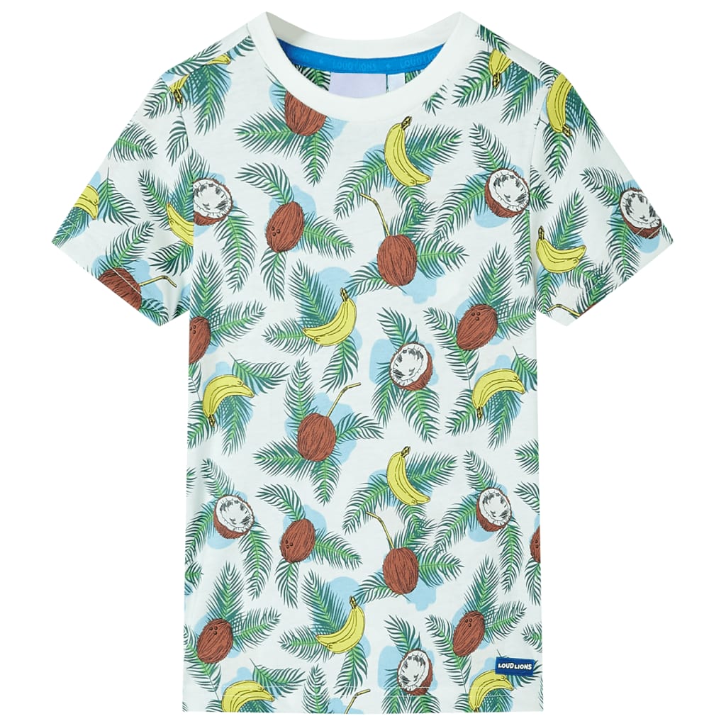 VidaXL Chemise enfant à manches courtes 116 multicolore