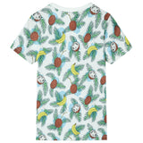 VidaXL Chemise enfant à manches courtes 128 multicolore