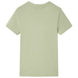 VidaXL Chemise enfant à manches courtes 104 kaki clair
