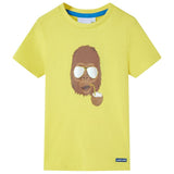 VidaXL Chemise enfant à manches courtes 92 jaune