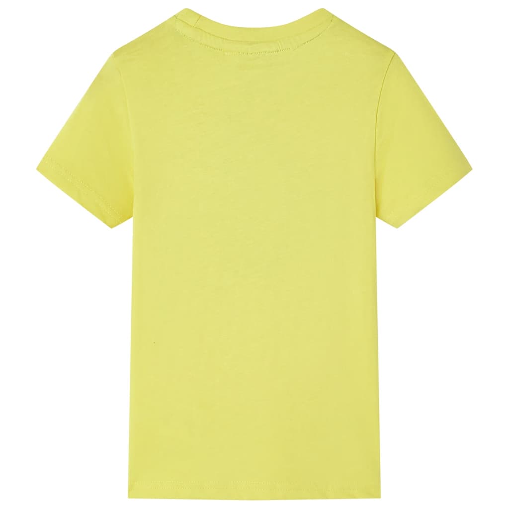 VidaXL Chemise enfant à manches courtes 92 jaune