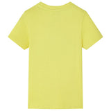 VidaXL Chemise enfant à manches courtes 92 jaune