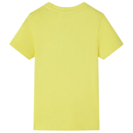 VidaXL Chemise enfant à manches courtes 92 jaune