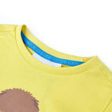 VidaXL Chemise enfant à manches courtes 104 jaune