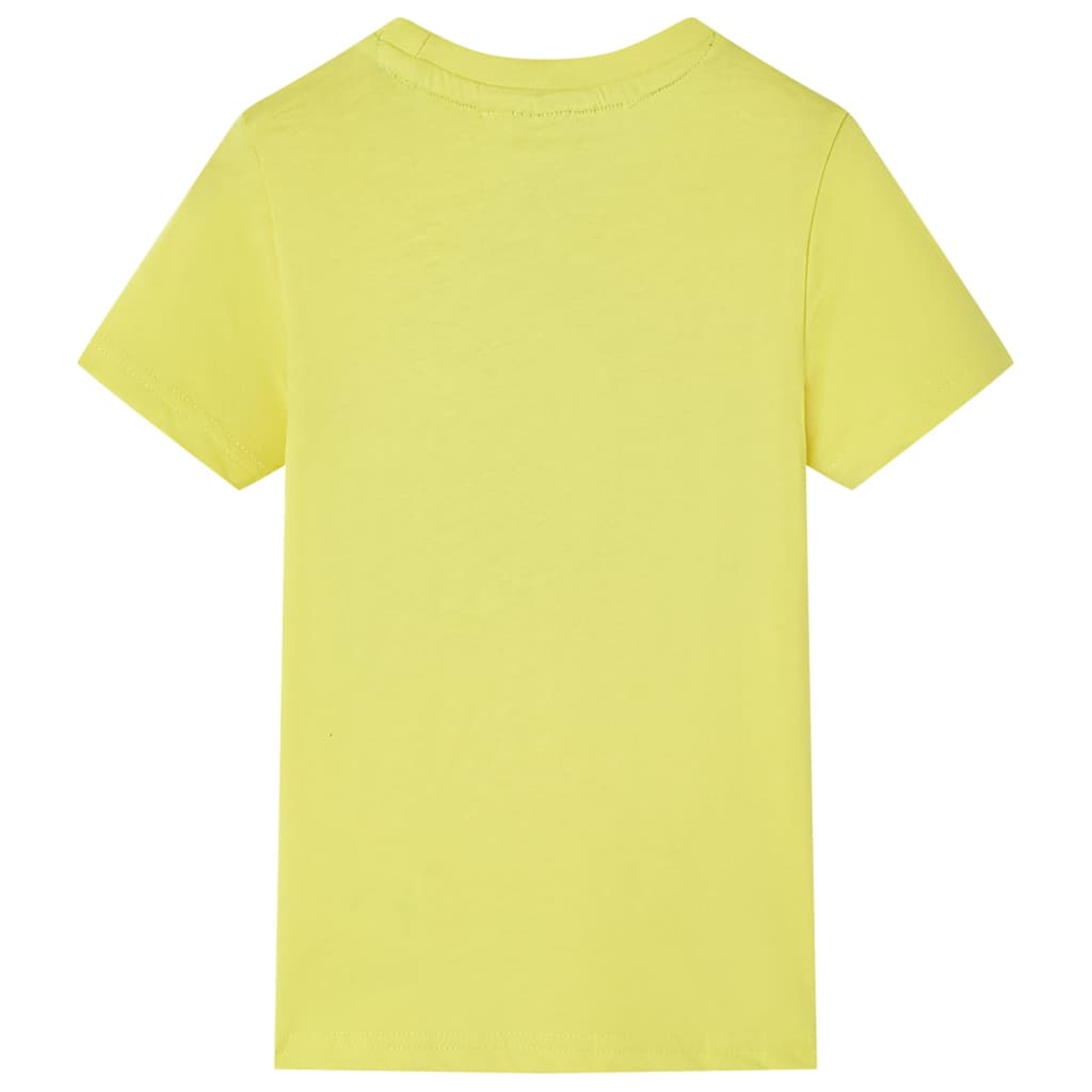 VidaXL Chemise enfant à manches courtes 140 jaune