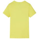 VidaXL Chemise enfant à manches courtes 140 jaune