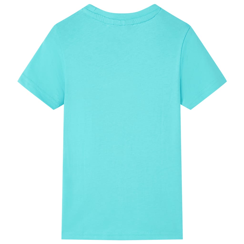 VidaXL Chemise enfant à manches courtes 140 bleu mer