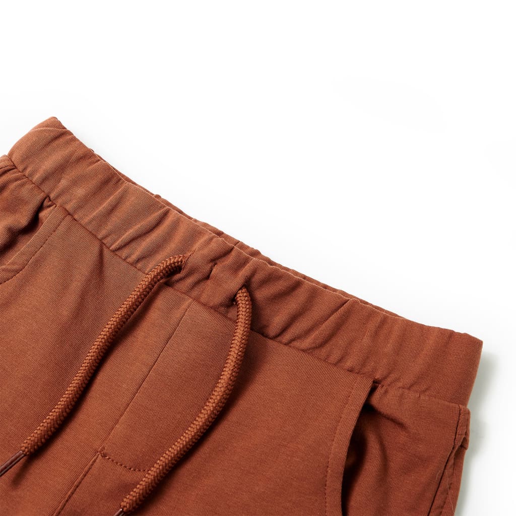 VidaXL Short enfant avec cordon de serrage 116 marron