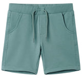 VidaXL short enfant avec cordon de serrage 92 oudpetrol