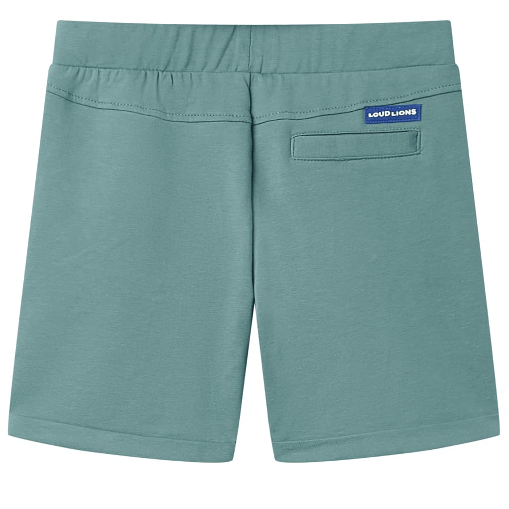 VidaXL short enfant avec cordon de serrage 92 oudpetrol