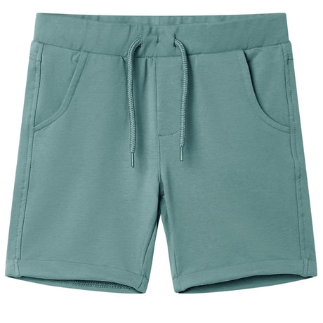 VidaXL Short enfant avec cordon de serrage 140 vieux pétrole