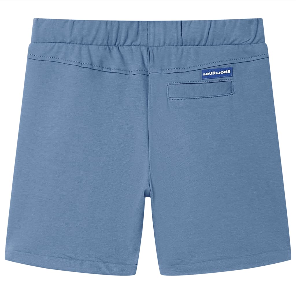 VidaXL Short enfant avec cordon de serrage 92 bleu foncé