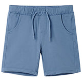 VidaXL Short enfant avec cordon de serrage 104 bleu foncé