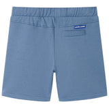 VidaXL short enfant avec cordon de serrage 104 bleu foncé