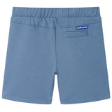 VidaXL Short enfant avec cordon de serrage 128 bleu foncé