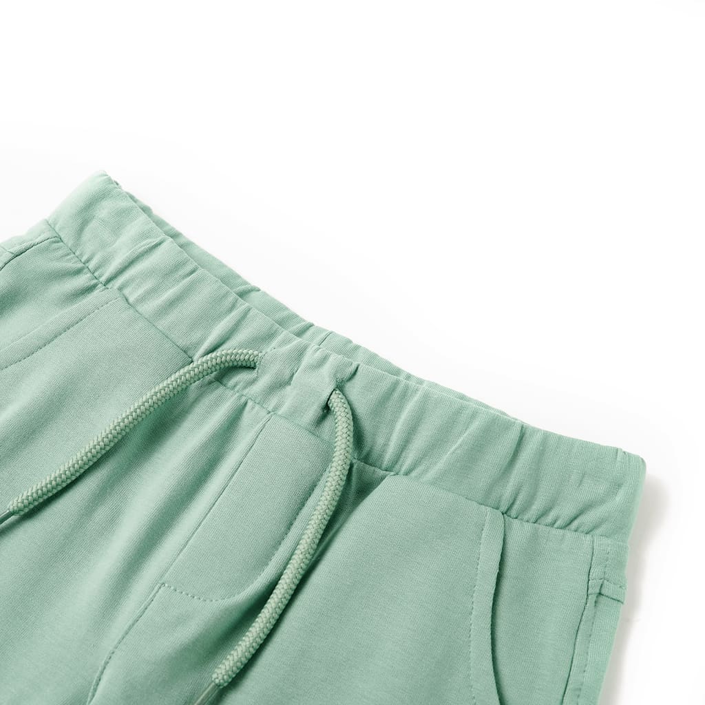 VidaXL short enfant avec cordon de serrage 128 kaki clair