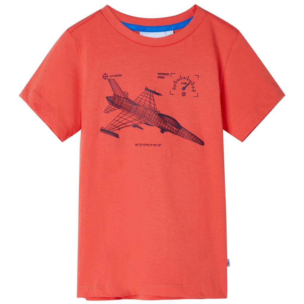 VidaXL Chemise enfant 92 rouge clair