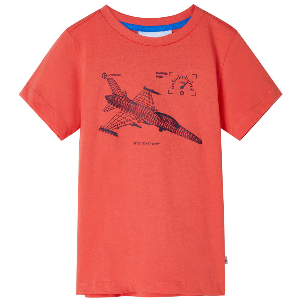VidaXL Chemise enfant 116 rouge clair