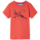 VidaXL Chemise enfant 116 rouge clair