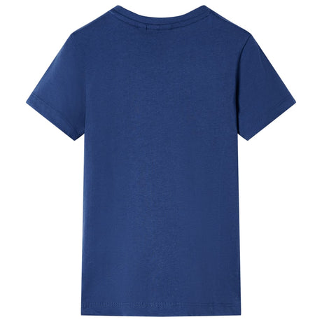 VidaXL Chemise enfant 92 bleu foncé
